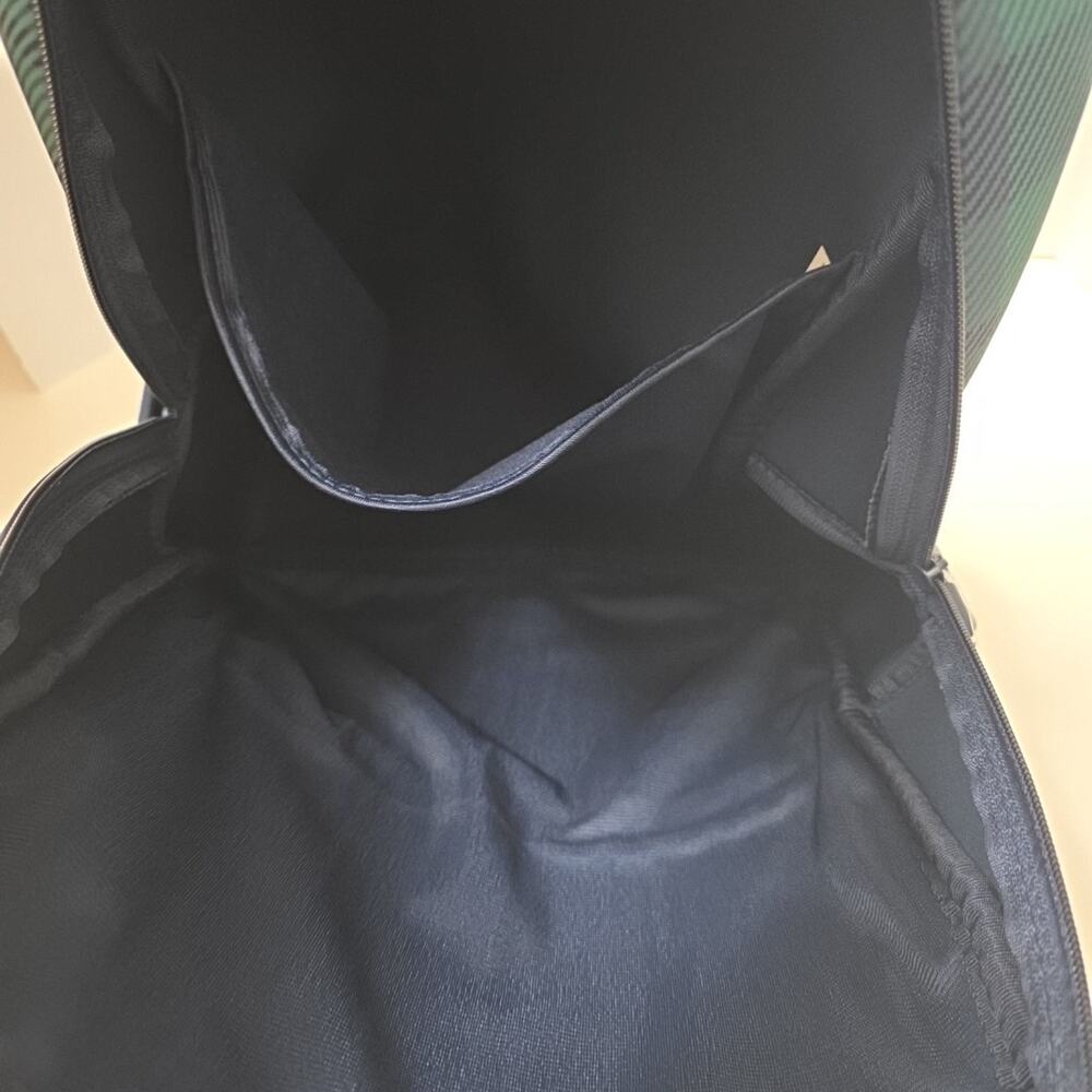 MYTAGALONGS Backpack Green Plaid Neoprene Pockets Padded Work Travel School New - Picture 5 of 8